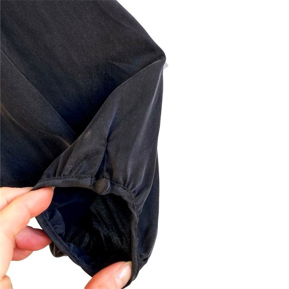 Collection Black Silk High Low  Top L - Picture 3 of 8